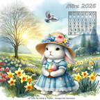 Kalenderblatt März 2026